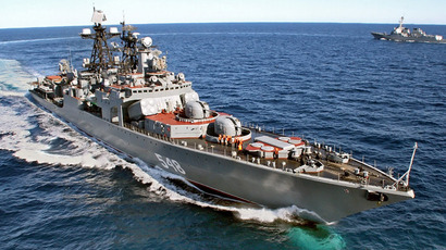 Russia’s ‘carrier-killer’ Moskva enters Mediterranean