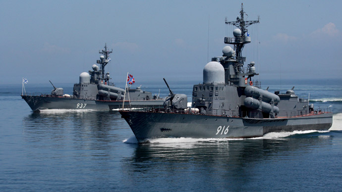 Guards missile boats of the Pacific Fleet (RIA Novosti/Vitaliy Ankov)
