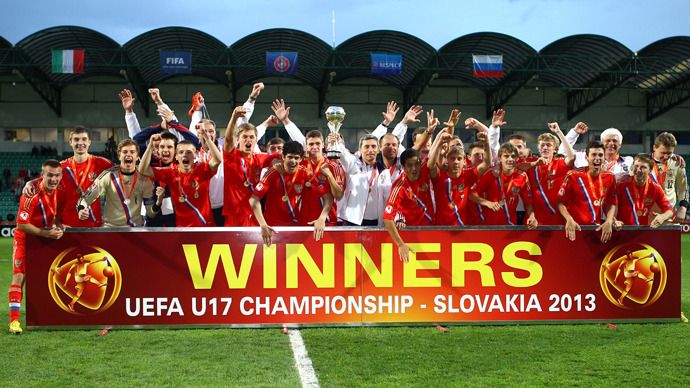 Russia emerges victorious in U17 football finals against Italy