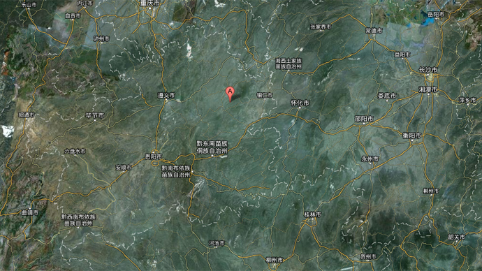 Yaojiaba, China (Image from Google Maps)