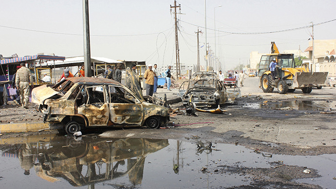 At least 95 dead, dozens wounded as string of bombings hit Iraq