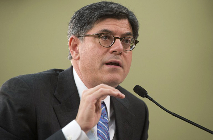 US Secretary of Treasury Jack Lew. (AFP Photo / Saul Loeb)