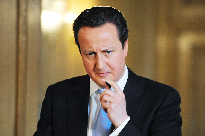 Britain's Prime Minister David Cameron. (AFP Photo / Nick Ansell)