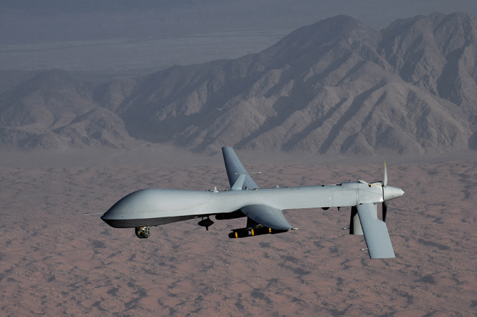 MQ-1 Predator unmanned aircraft (Reuters / Lt Col Leslie Pratt)