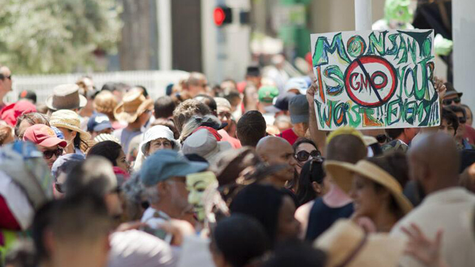 The March Against Monsanto, Miami. (Image from twitter user@sbstarchaser)