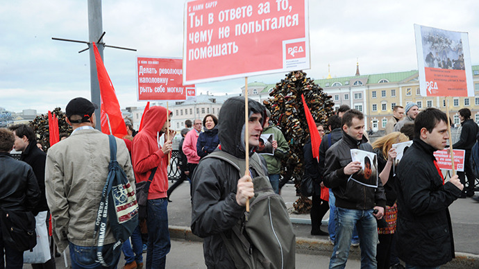 Poll: Russian protest rallies out of fashion, but not dead