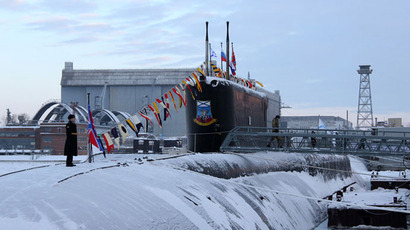 3rd Russian Borei-class nuclear sub raises its colors (VIDEO)