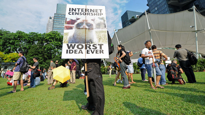 ‘Free My Internet’: Hundreds march in Singapore against website licensing regime (PHOTOS)
