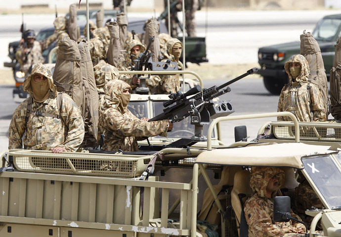 Jordanian special forces (Reuters/Ali Jarekji)