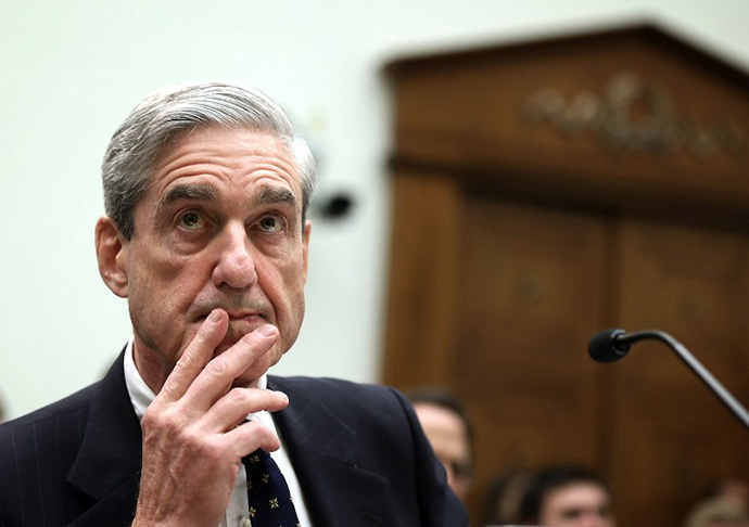 Federal Bureau of Investigation Director Robert Mueller testifies during a hearing before the House Judiciary Committee June 13, 2013 on Capitol Hill in Washington, DC. (AFP Photo / Alex Wong)