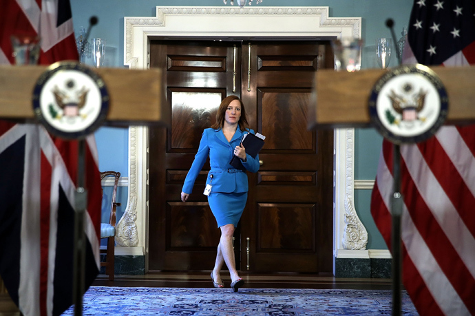 U.S. State Department spokeswoman Jen Psaki (AFP Photo / Alex Wong)