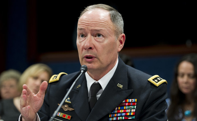 National Security Agency Director General Keith Alexander (AFP Photo/Saul Loeb)