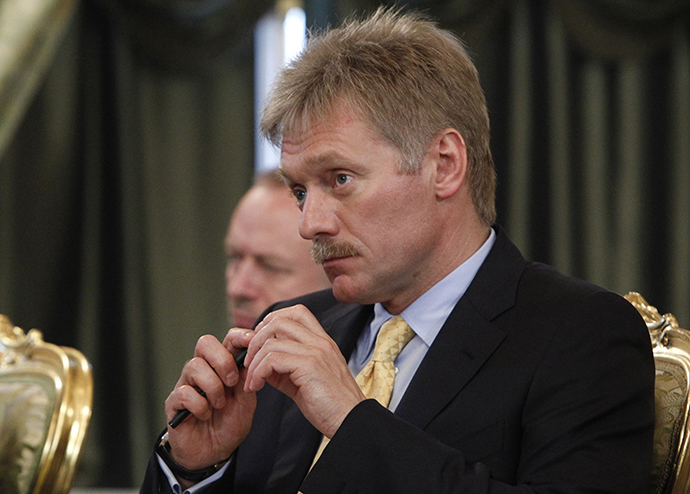 Russia's President Vladimir Putin's spokesman Dmitry Peskov attends a meeting with the Venezuelan delegation, led by President Nicolas Maduro, at the Kremlin in Moscow, July 2, 2013. (Reuters / Maxim Shemetov)