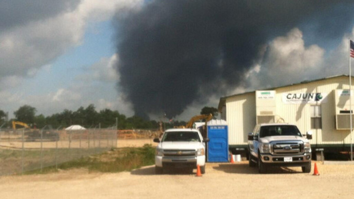 Massive explosion and fire at Louisiana chemical plant: 1 dead, at least 77 injured