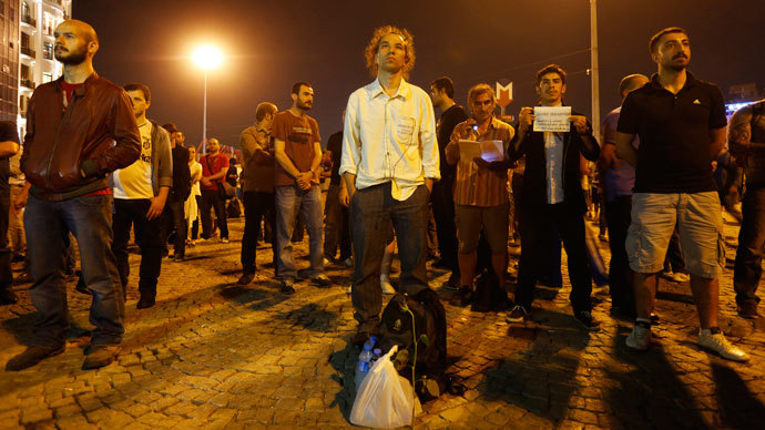 #Duranadam: 'Standing man' protest goes viral as Turkey eyes law to restrict social media