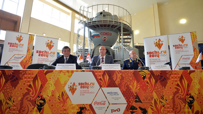 ‘Record-breaking relay’: Sochi 2014 Olympic fire to be lit from torch taken on spacewalk
