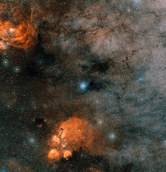 The sky around Gliese 667C (image from www.eso.org)