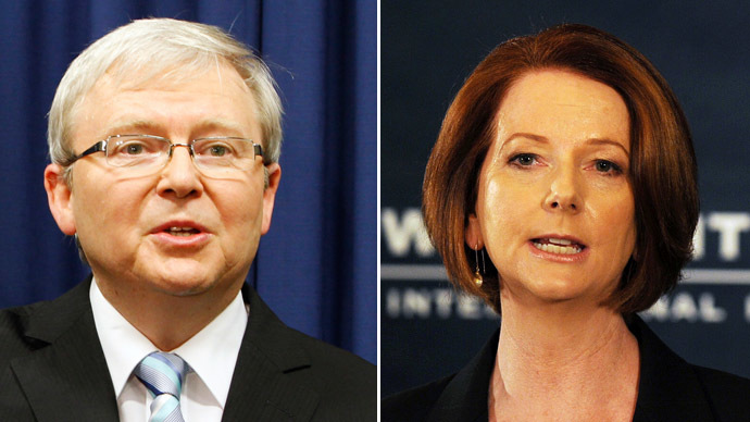 ‘Boomerang’ Rudd: Gillard replaced as Australian PM by man she deposed