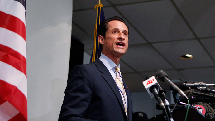 Weiner the frontrunner: Democrats back disgraced congressman in NYC mayoral race