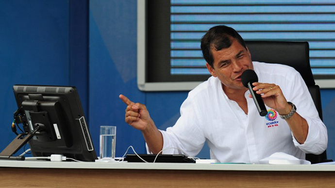 Ecuadorean President Rafael Correa (AFP Photo / Rodrigo Buendia)