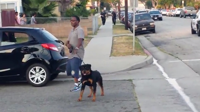 Cops arrest California man for filming them and then kill his dog (VIDEO)