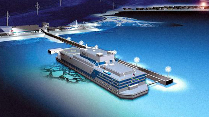 World’s first floating nuclear power plant to begin operating in Russia in 2016