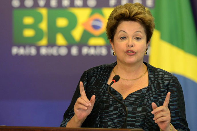Brazilian President Dilma Rousseff (AFP Photo / Evaristo Sa)