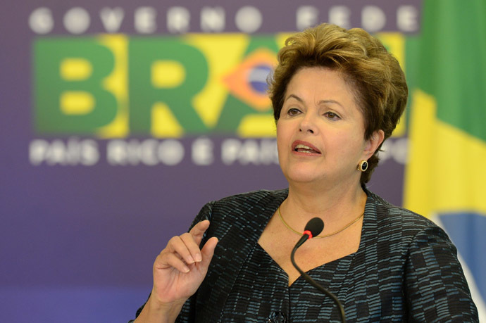 Brazilian President Dilma Rousseff (AFP Photo/Evaristo Sa)