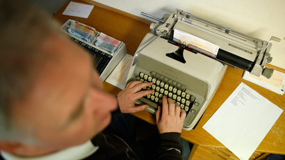 Old technology in NSA age: Typewriter sales surge in Germany