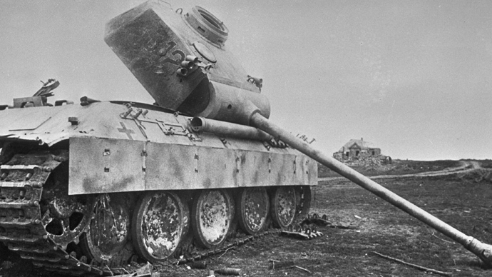 A disabled Nazi tank on the battlefield. The Kursk Bulge (RIA Novosti / San)