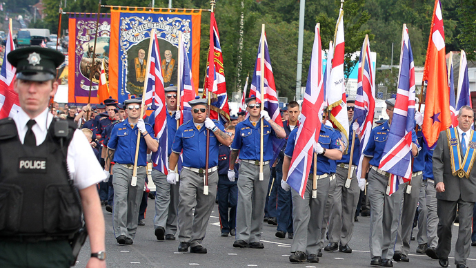 Belfast police reinforced on violence fears during Orangefest