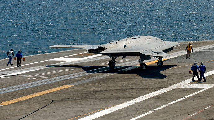 Computer glitch forces X-47B Navy drone onshore after historic carrier landing