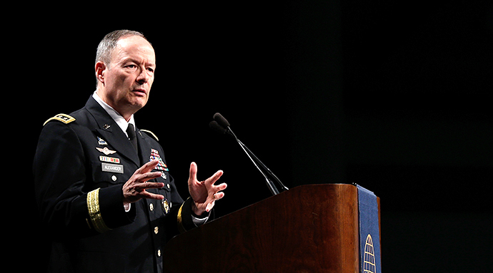 NSA Director Gen. Keith Alexander (AFP Photo / Win Mcnamee)