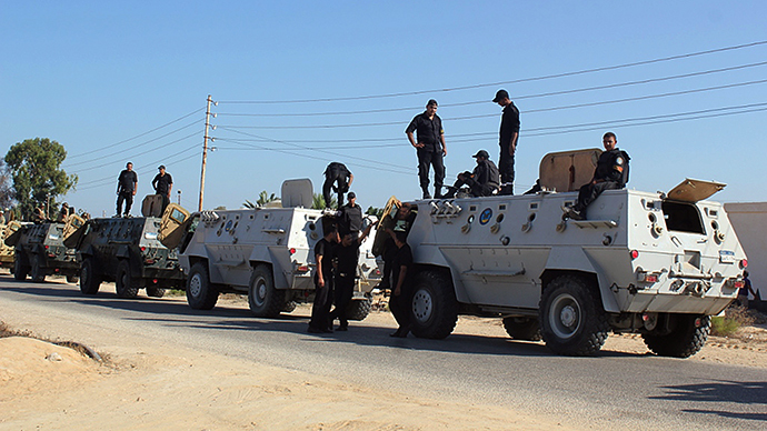 Egyptian security forces (AFP Photo)
