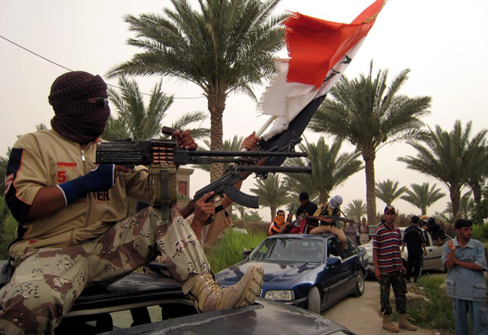 Sunni militiamen (AFP Photo / Ibrahim Mohammed)