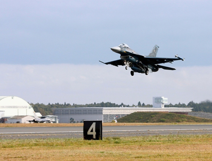 A Japan Air Self-Defence Force's F-2 fighter jet (Reuters)