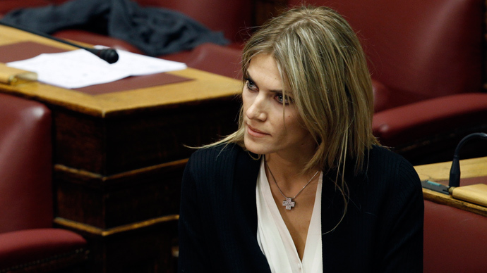 Lawmaker Eva Kaili (Reuters / Yiorgos Karahali)