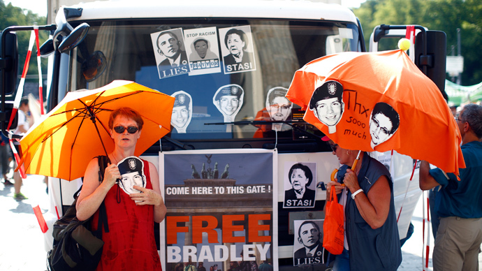 Protesters in 40 cities take part in Bradley Manning ‘International Day of Action’