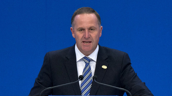 New Zealand's Prime Minister John Key (AFP Photo/Alexander F. Yuan)