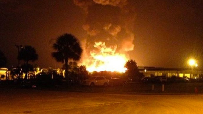 Massive explosions rock Florida propane plant (PHOTOS, VIDEO)
