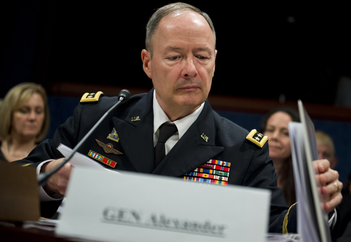 National Security Agency Director General Keith Alexander (AFP Photo / Saul Loeb)