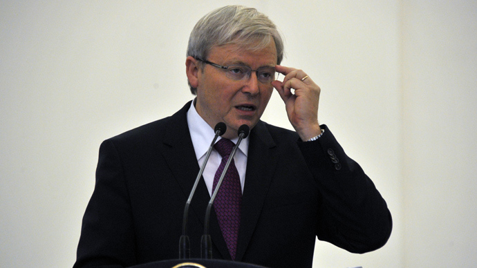 Australian Prime Minister Kevin Rudd (AFP Photo)