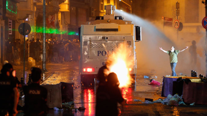 Istanbul police use tear gas to break up protest over critically injured teenager