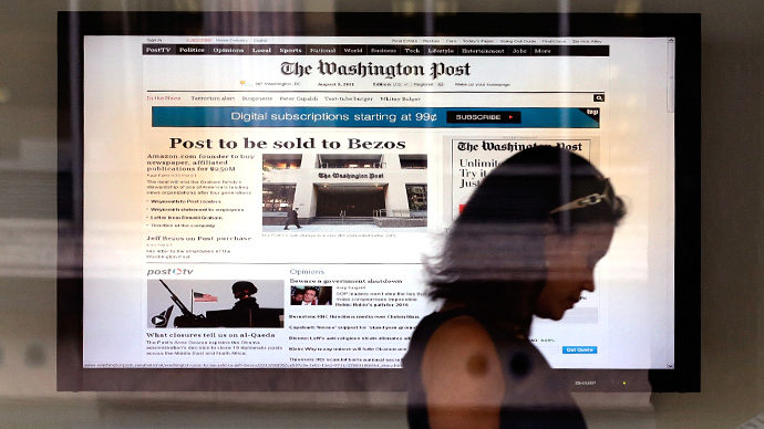 Washington Post sold to billionaire Amazon CEO
