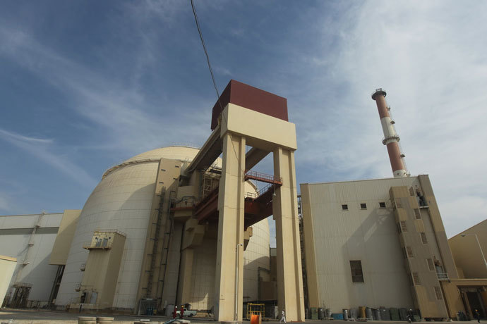 The reactor building at the Russian-built Bushehr nuclear power plant in southern Iran, 1200 Kms south of Tehran.(AFP Photo / Majid Asgaripour)