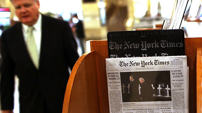 NY Times denies rumors, says it is ‘not for sale’