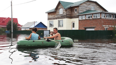 30,000 evacuated as floodwaters continue to swamp Russia’s Far East