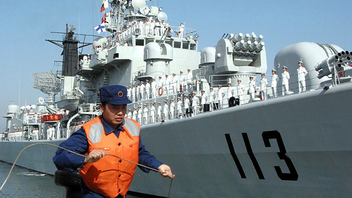 China dispatches ships for rare drills with US Navy