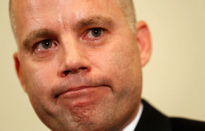 U.S. soldier Bradley Manning's defense attorney David Coombs speaks during a news conference in Hanover, Maryland, following the sentencing of Manning at nearby Fort Meade August 21, 2013.(Reuters / Kevin Lamarque)