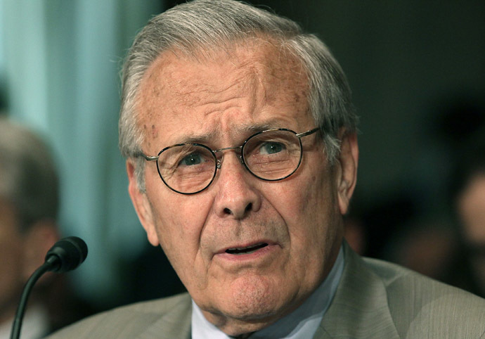 Former Defense Secretary Donald Rumsfeld (Mark Wilson/Getty Images/AFP)